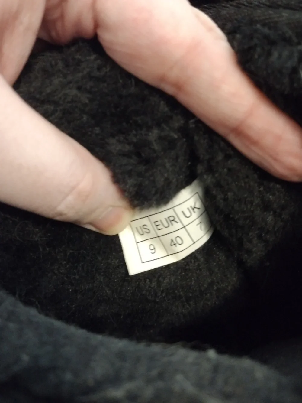 Pull On Black Ugg-Style Boots